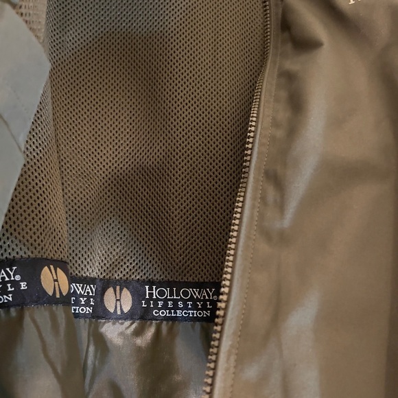 Vintage Notre Dame Holloway Men's Olive Green Jacket - Picture 12 of 15